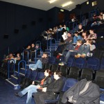 Students at Atrium Short Film Screening